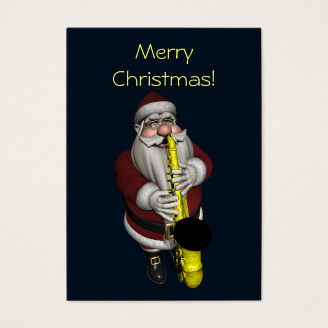 Santa Claus Playing Saxophone (Front)