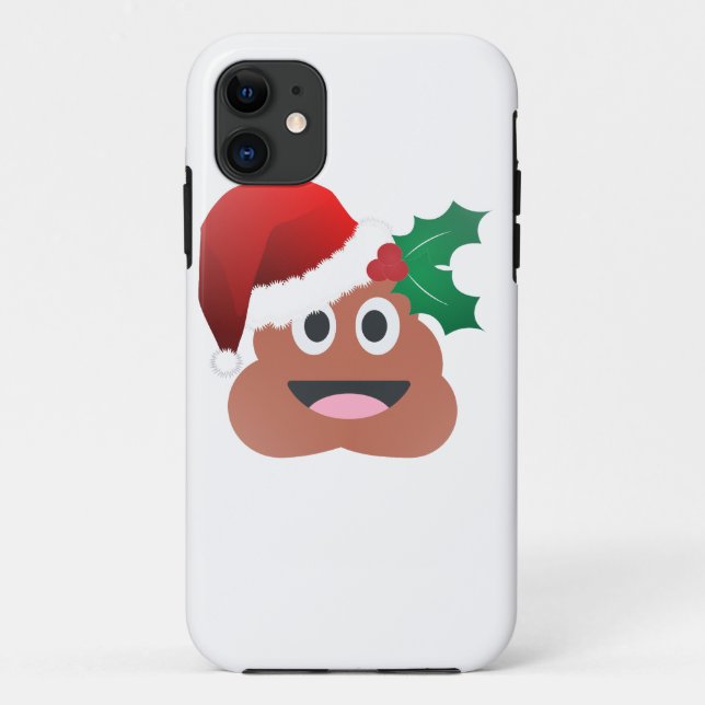 santa claus poop emoji Case-Mate iPhone case (Back)