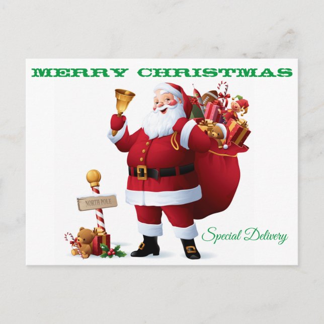 Santa Claus Postcard (Front)