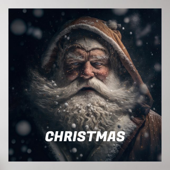 Santa Claus Poster : Christmas Decorations (Front)