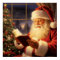 Santa Claus Reading by the Christmas Tree