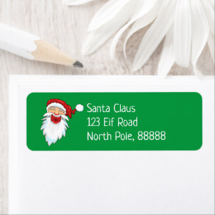 Santa Claus Real Address Return Address Label