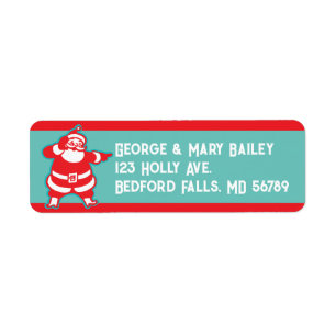 Santa Claus Return Address Labels 