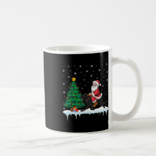 Santa Claus Riding Cane Corso Dog Boys Girls Kids Coffee Mug