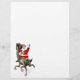 Santa Claus Riding On Gallimimus