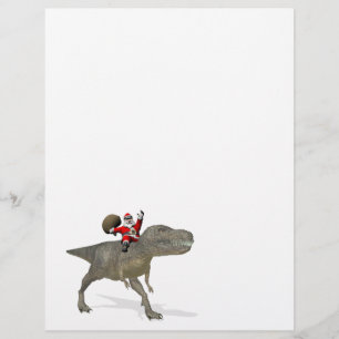Santa Claus Riding On Trex