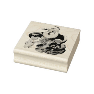 Santa Claus Rubber Stamp