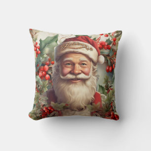 Santa Claus Saint Nicholas Christmas  Cushion