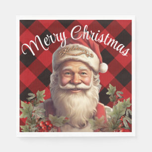 Santa Claus Saint Nicholas Christmas  Napkin