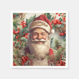 Santa Claus Saint Nicholas Christmas Napkin