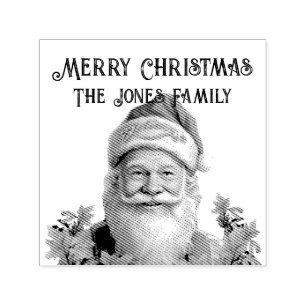 Santa Claus Saint Nicholas Christmas personalise Self-inking Stamp