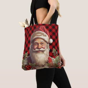 Santa Claus Saint Nicholas Christmas  Tote Bag