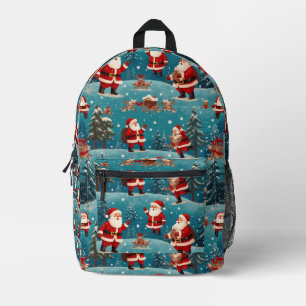 Santa Claus Sak 2 Printed Backpack