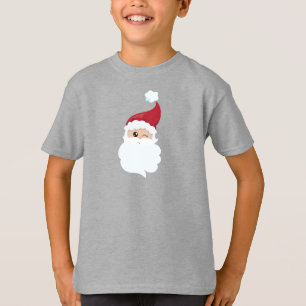 Santa Claus, Santa Hat, Winking Santa, Christmas T-Shirt