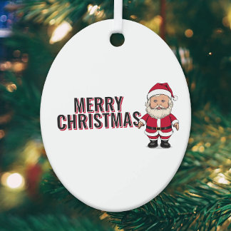 Santa Claus - Santon Toy Doll Christmas Metal Tree Decoration
