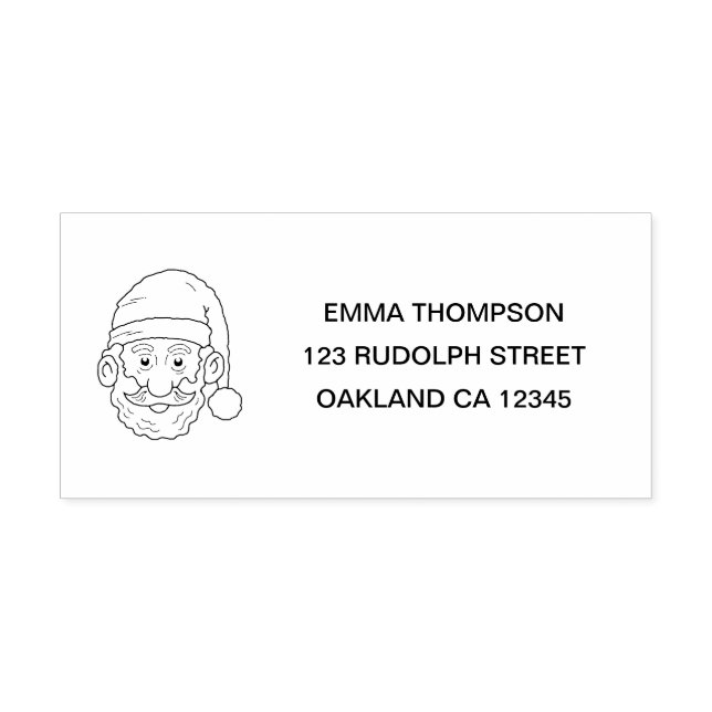 Santa Claus Self-inking Stamp (Design)