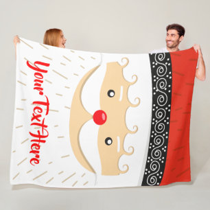 Santa Claus Selfie Fleece Blanket