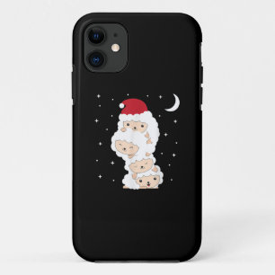 Santa Claus Sheep Christmas Lamb Farm Animals Gift iPhone 11 Case
