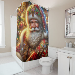 Santa Claus Shower Curtain