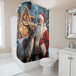 Santa Claus Shower Curtain