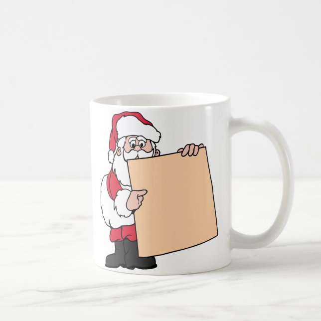 Santa Claus Sign Coffee Mug (Right)
