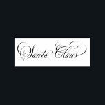 Santa Claus Signature Christmas I Rubber Stamp<br><div class="desc">Santa Claus variation calligraphy</div>