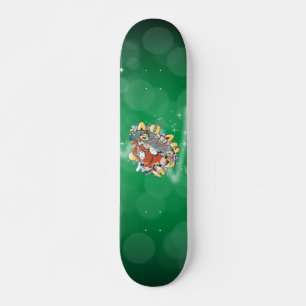 Santa Claus Skateboarding Skateboard