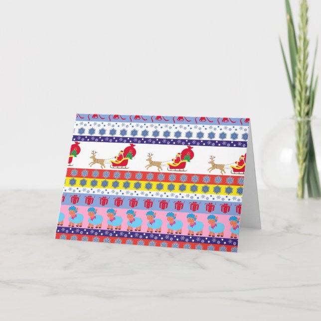 Santa Claus sleigh Invitation (Front)