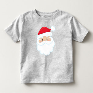 Santa Claus, Smiling Santa, Santa Hat, Christmas Toddler T-Shirt