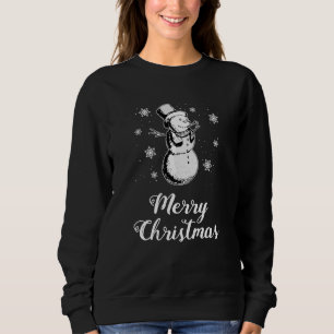 Santa Claus Snowman Christmas Funny Gift Idea Sweatshirt