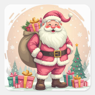 Santa Claus  Square Sticker