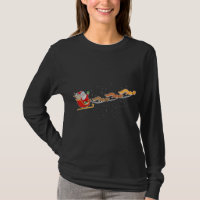 Santa Claus Squirrels Pulling Sleigh Christmas Gif