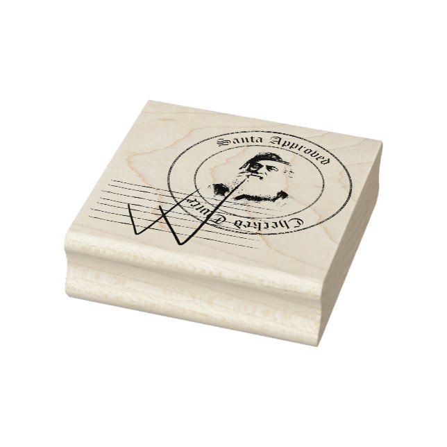 Santa Claus Stamp of Approval Checked Twice (Stamp)