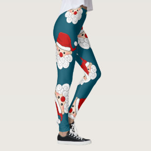 Santa Claus & Star Leggings