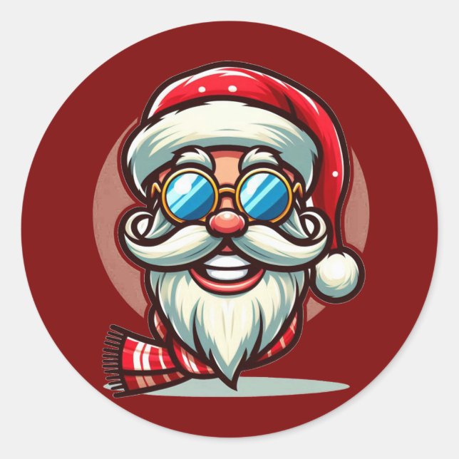 Santa Claus Stickers  (Front)