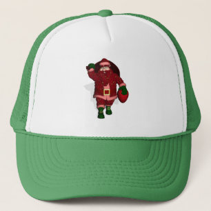 Santa Claus Strawberry Farmer Trucker Hat