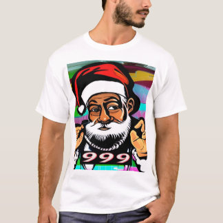  Santa  Claus streetwear T-Shirt