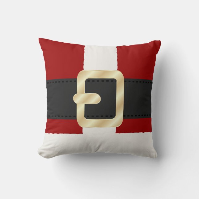 Santa Claus Suit Christmas Cushion (Front)