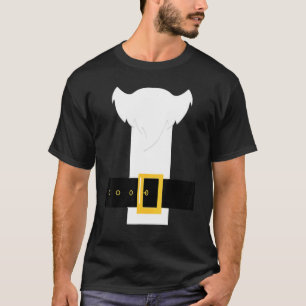 Santa Claus Suit Costume Beard Christmas Xmas For T-Shirt