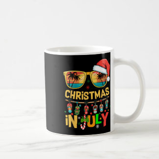 Santa Claus Sungles Beach Christmas In July Men Wo Coffee Mug