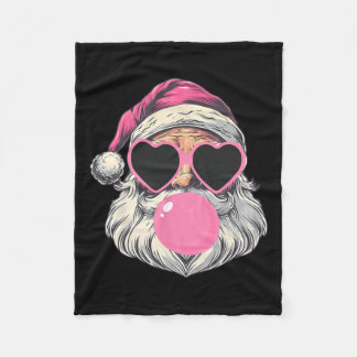 Santa Claus Sungles Christmas Xmas Family Pyjamas  Fleece Blanket