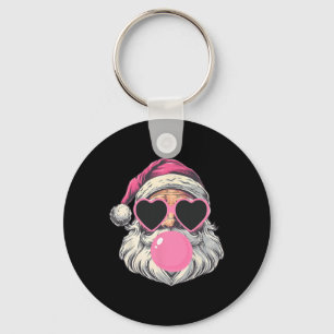 Santa Claus Sungles Christmas Xmas Family Pyjamas  Key Ring