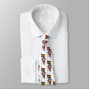 Santa Claus Supporter Philly Pride Tie