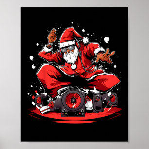Santa Claus Symphony Embrace The Joy Of Christmas  Poster