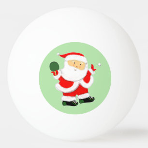Santa Claus table tennis balls