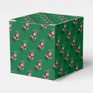Santa Claus Tennis Player Favour Box