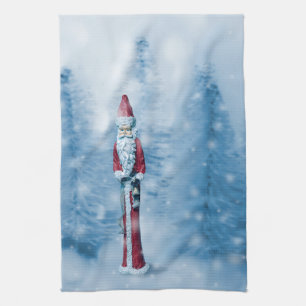 Santa Claus: the Lean Years Tea Towel