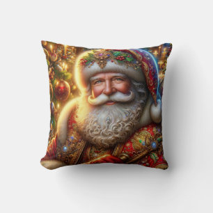 Santa Claus Throw Pillow