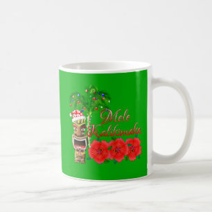 Santa Claus Tiki Mele Kalikimaka Coffee Mug