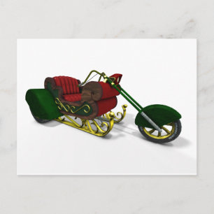 Santa Claus' Trike Holiday Postcard